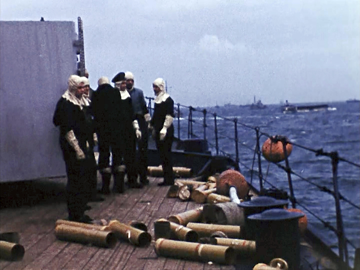 the coast of France on D-Day